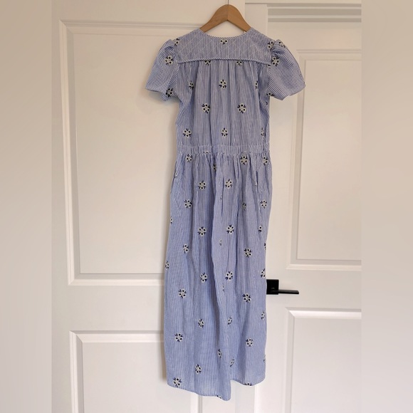 🚨 S O L D 🚨 NWT Christy Dawn Stripe Blossom Embroidered floral dress - Picture 15 of 16